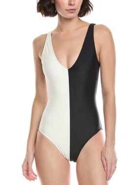 Summersalt - The Split Backflip Swimsuit- Sea Urchin & White Sand - 8